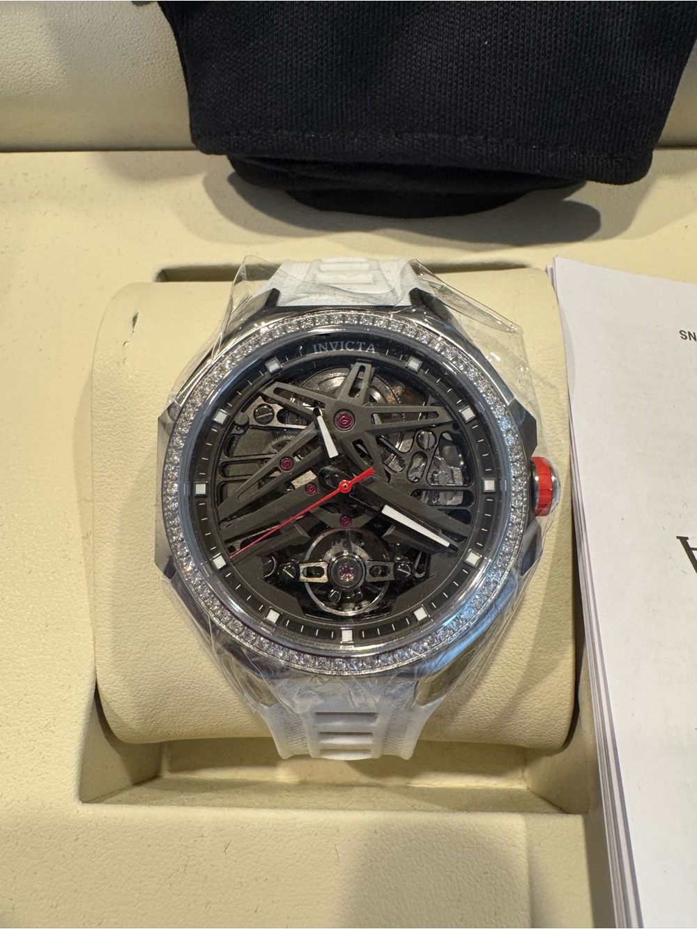 DIAMOND Invicta Objet d Art Astradia Lab Grown Diamonds 1.08 CT Automatic Watch